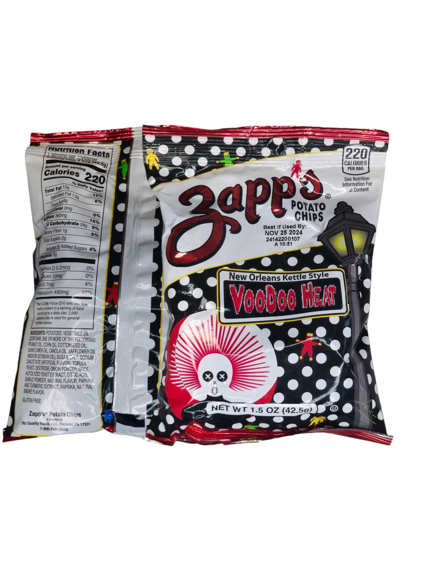 Zapps Supervariety Potato Chips 24 pack 1.5 oz All 9 flavors included