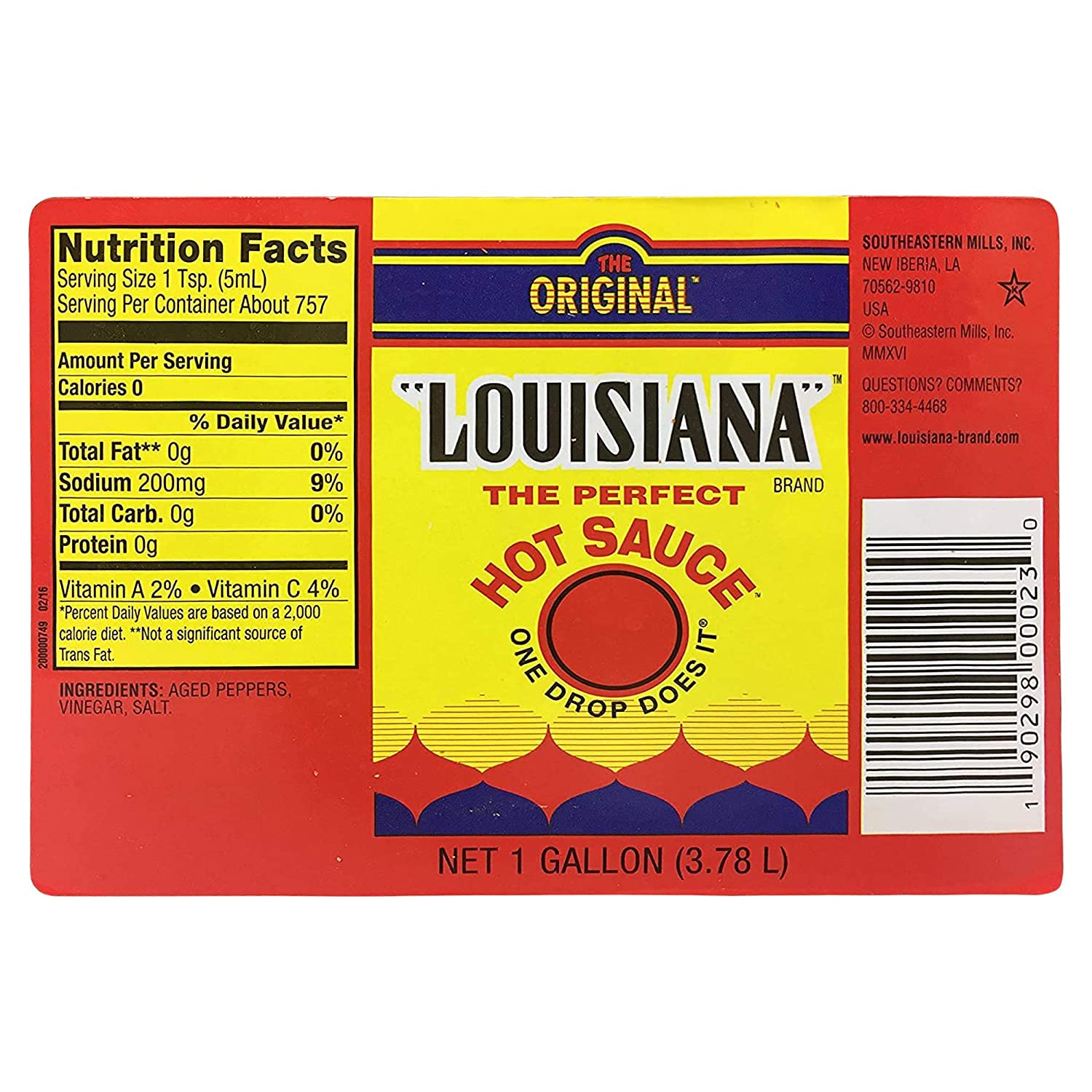 PC Authentic Louisiana Hot Sauce
